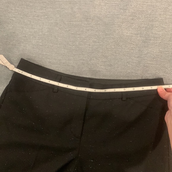 New Directions Black Dress Slacks w/flecks of blue & white Sz 8P - Picture 4 of 8